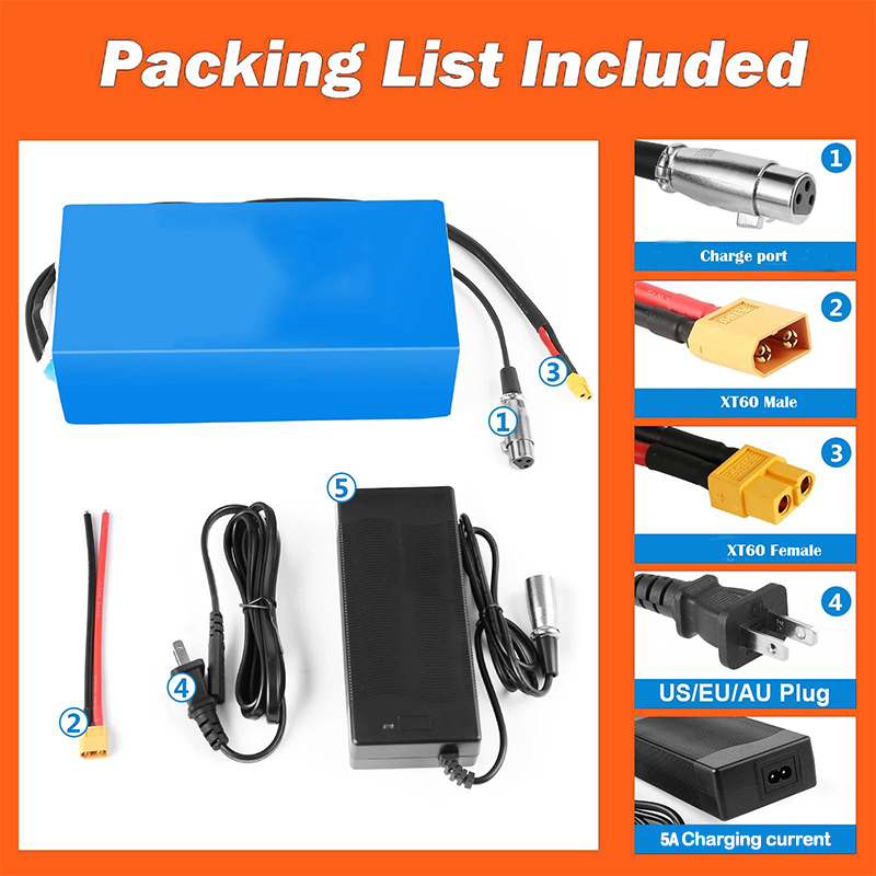 60V 30Ah 21700 Battery Pack - 48V 52V Elektrofahrrad Chamrider 21700 Akku