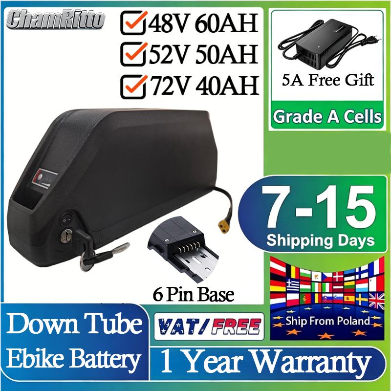 60V 30Ah 21700 Battery Pack - 52V 50AH E-Bike Akku 21700 72V