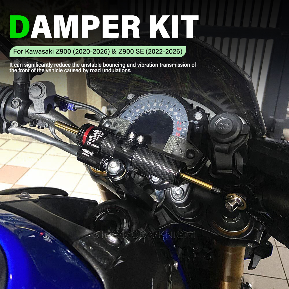 Steering Damper Stabilizer Kit Cnc - Neuer CNC-Lenkungsdämpfer mit Halterung und Montagesatz