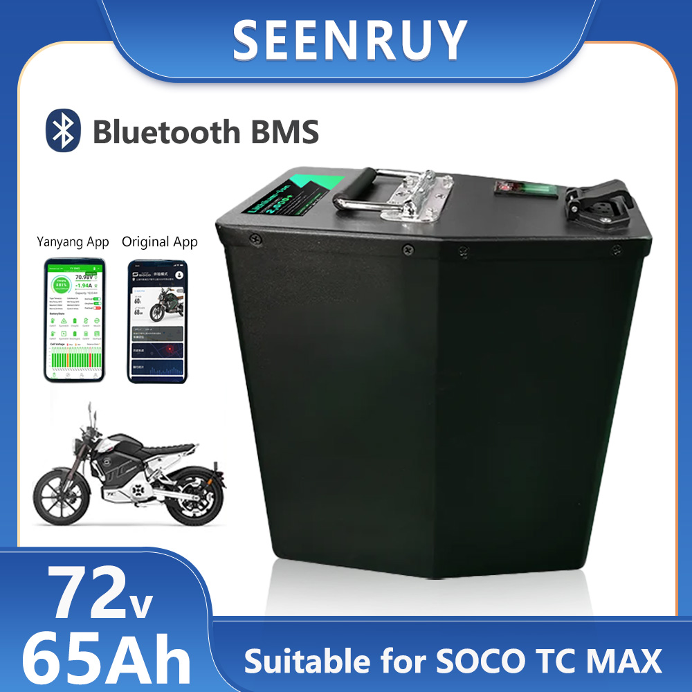72V 30Ah Lifepo4 Battery Pack - Seenruy Super SOCO Batterie 72V 65AH