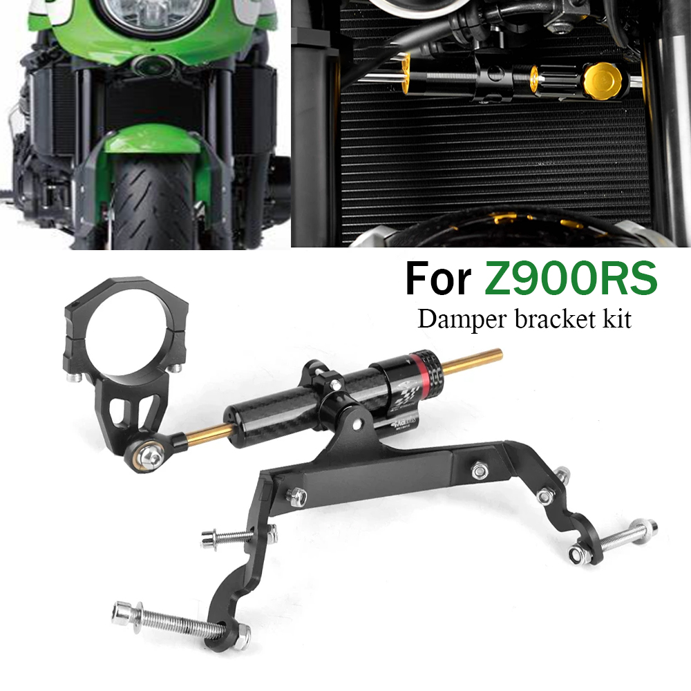 Steering Damper Stabilizer Kit Cnc - Für Kawasaki Z900RS z900rs Z900RS 2018-2024