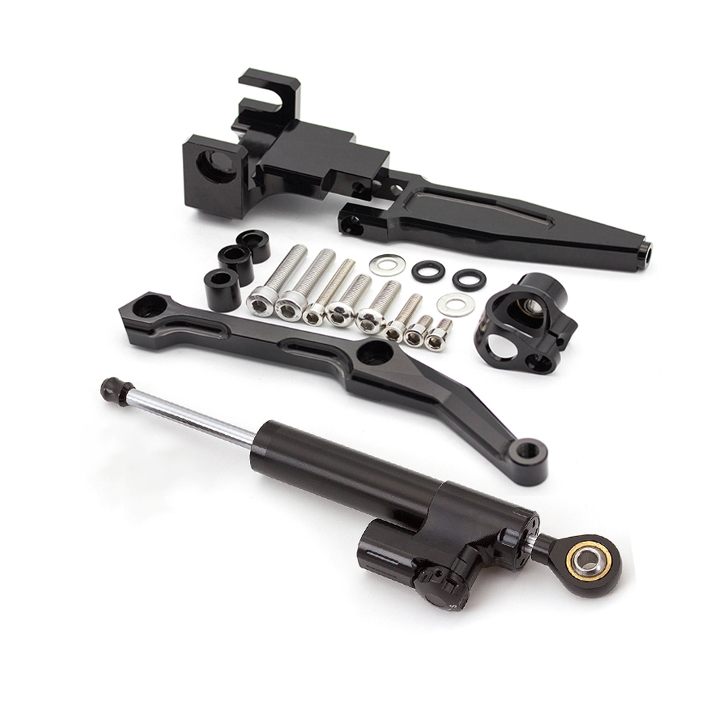 Für Yamaha MT09 Tracer /FJ09 T – Steering Damper Stabilizer Kit Cnc Bewertung und Preis