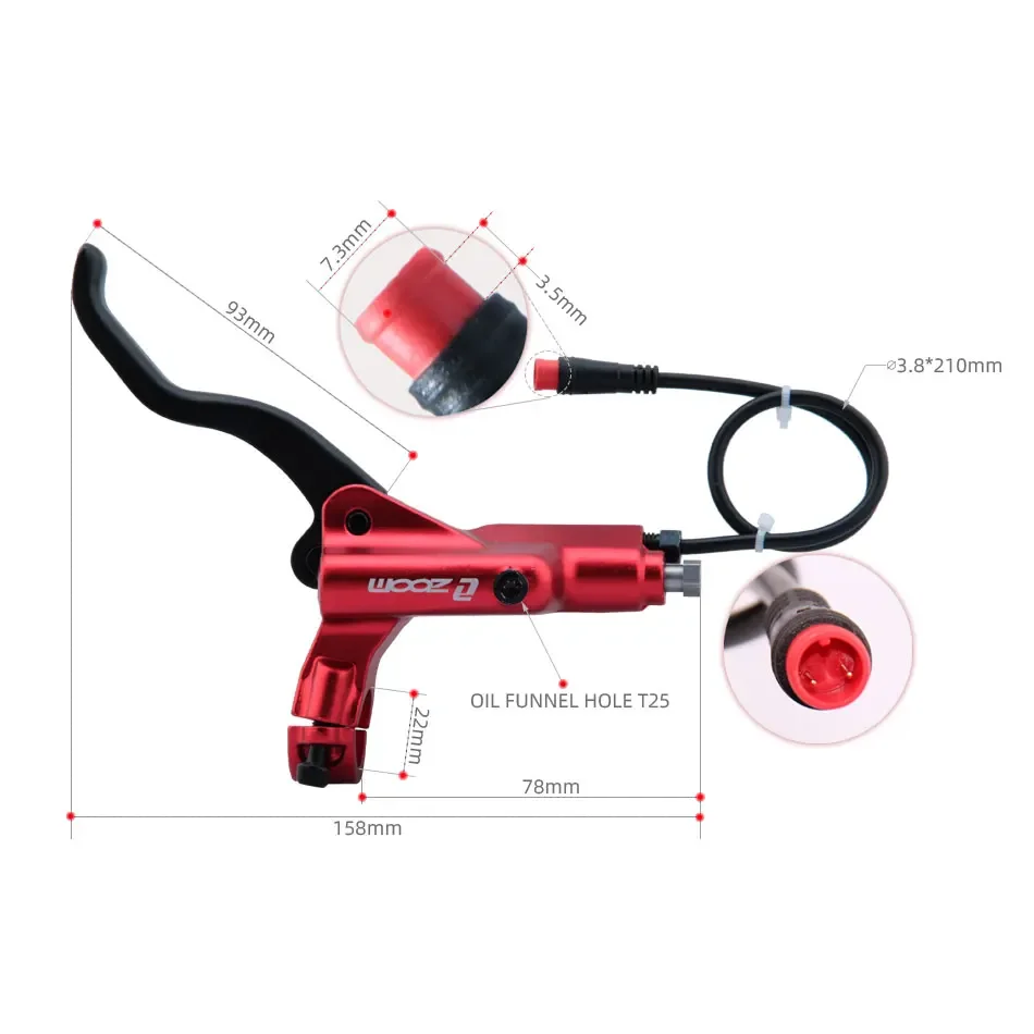 Zoom HB-876E 4-Kolben-Scheibe  – Zoom Hydraulic Brake 4 Piston E-Scooter Bewertung und Preis