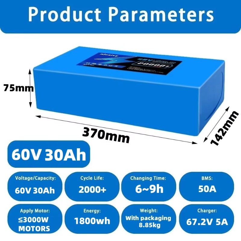Aleaivy 60V 20Ah 30Ah 21700 Li – 60V 30Ah 21700 Battery Pack Bewertung und Preis