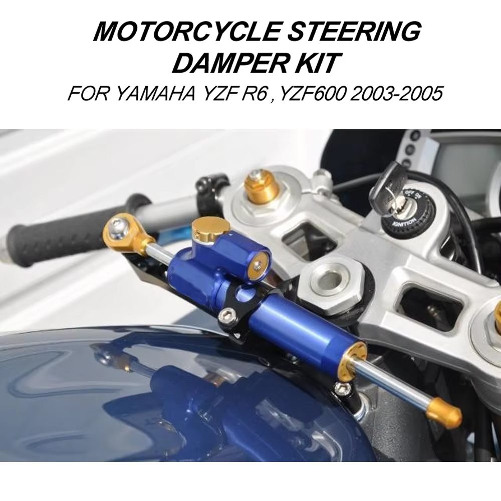 Für Yamaha YZF600 R6 2003–2005 – Steering Damper Stabilizer Kit Cnc Bewertung und Preis